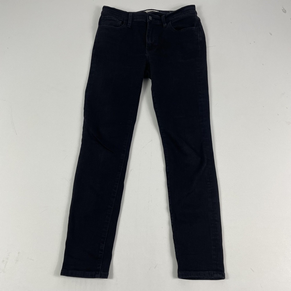 Madewell Roadtripper Skinny Jeans Womens 28 Black‎ Mid Rise Stretch Denim